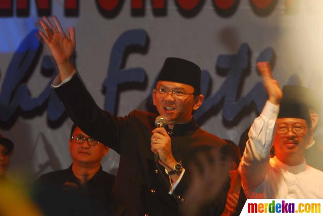 Foto : Ahok buka karnaval car free day night di Jakarta 