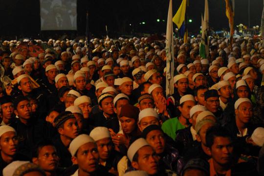 Jokowi hadiri malam dzikir akbar di Monas