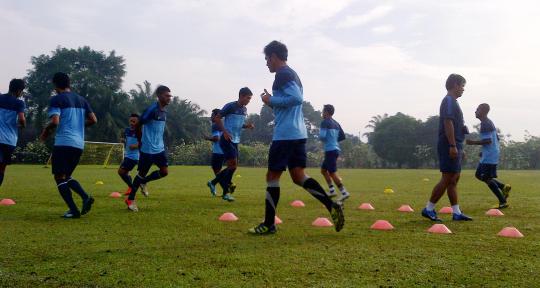 Baru 11 dari 51 pemain Timnas hadiri latihan di Medan