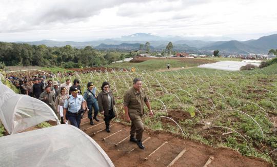 Presiden SBY jalan kaki 2 km blusukan ke Gunung Gede Pangrango