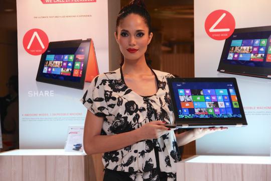 Peluncuran Ultrabook Lenovo IdeaPad Yoga 