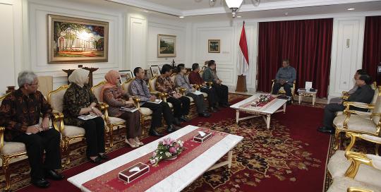 Presiden SBY terima kunjungan direksi LKBN Antara