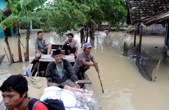Sepekan, warga Pagelaran Banten dilanda banjir