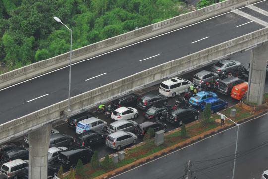 Jalan layang non tol Antasari-Blok-M diuji coba