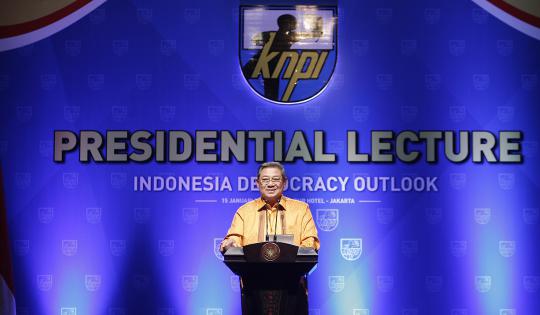 Presiden SBY berikan kuliah umum