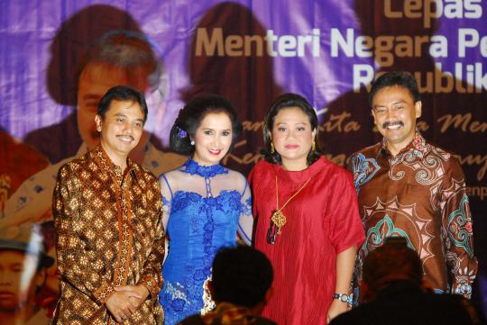 Roy dan Andi di Malam lepas sambut Menpora