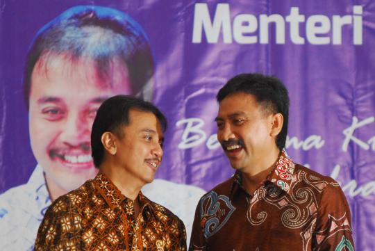 Roy dan Andi di Malam lepas sambut Menpora