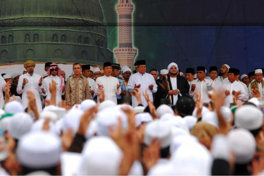 Presiden SBY sambut peringatan Maulud Nabi di Monas