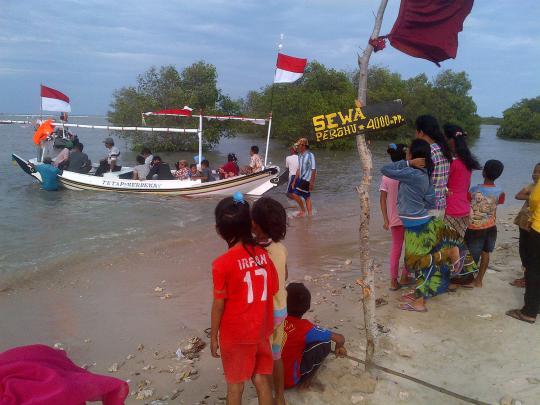 Heboh, Warga Madura temukan pulau karang di tengah laut