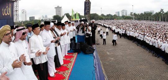 Peringatan Maulud Nabi, SBY disambut iringan takbir