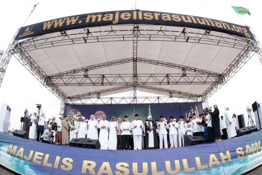 Peringatan Maulud Nabi, SBY disambut iringan takbir