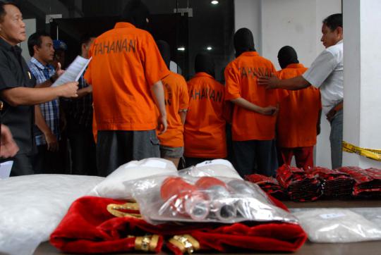 Polda bekuk jaringan bandar besar narkoba Nusakambangan