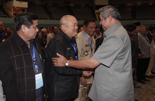 Presiden SBY beri pembekalan di Rapat Kerja 2013