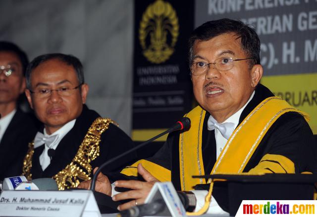 Foto : Jusuf Kalla dianugerahi gelar Doctor Honoris Causa 