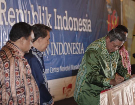 Presiden SBY hadiri peringatan Hari Pers Nasional di Manado