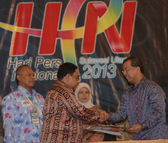 Presiden SBY hadiri peringatan Hari Pers Nasional di Manado