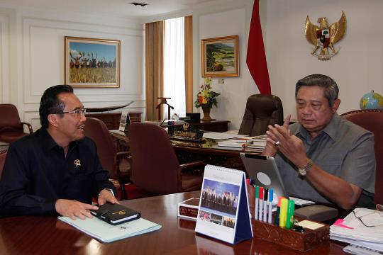 Mentan Suswono temui Presiden