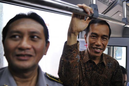 Jokowi resmikan jalur busway Koridor XII Pluit-Tanjung Priok