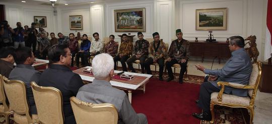 Presiden SBY sambut kedatangan Pengurus Besar HMI 