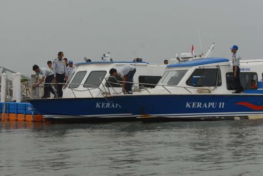 2 Kapal KM Kerapu resmi menjadi sarana waterway warga Marunda