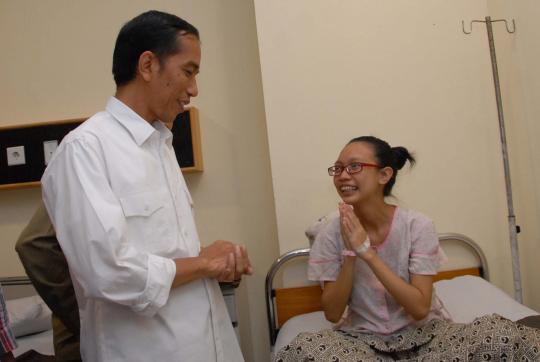 Ibunda Dara senang Jokowi menjenguk anaknya