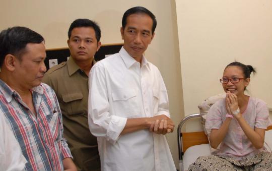 Ibunda Dara senang Jokowi menjenguk anaknya