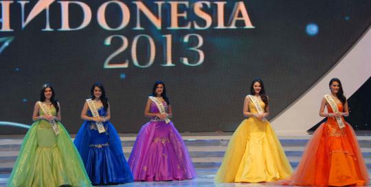 Vania Larissa sabet gelar Miss Indonesia 2013