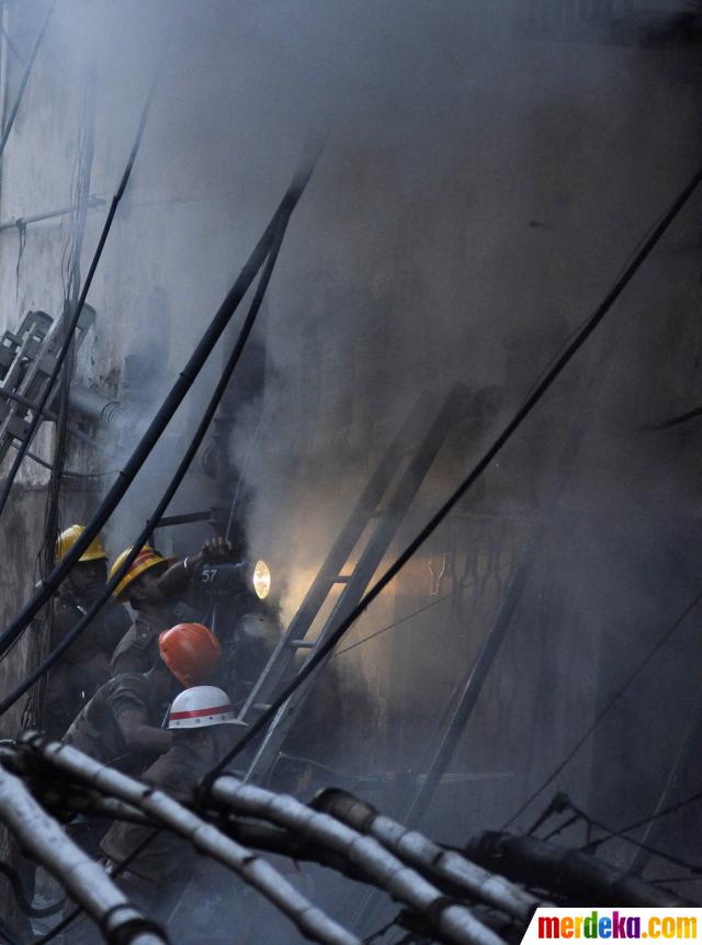 Foto : Kebakaran tewaskan 19 orang saat sedang tidur 