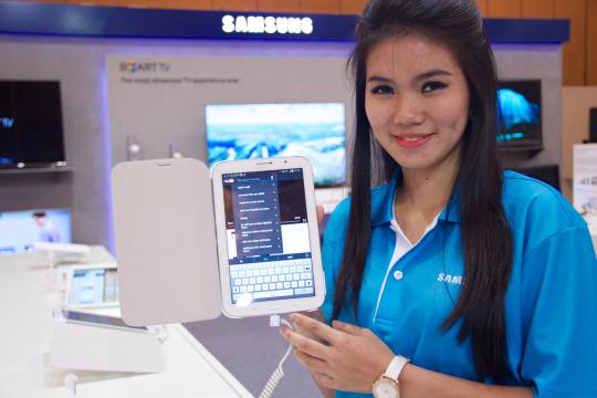 Pameran produk Samsung di awal tahun 2013 
