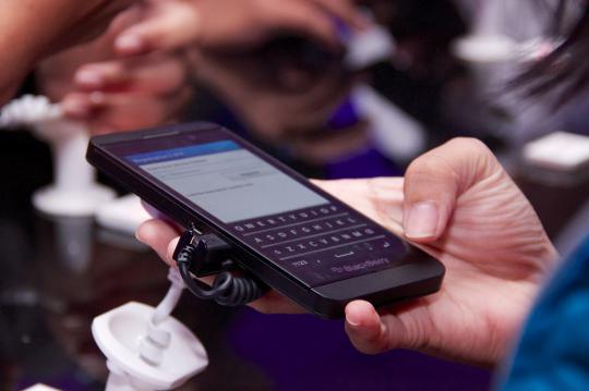 Acara peluncuran BlackBerry Z10 di Jakarta