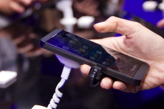 Acara peluncuran BlackBerry Z10 di Jakarta