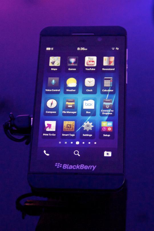 Acara peluncuran BlackBerry Z10 di Jakarta