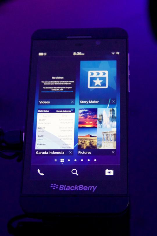 Acara peluncuran BlackBerry Z10 di Jakarta