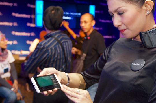 Acara peluncuran BlackBerry Z10 di Jakarta
