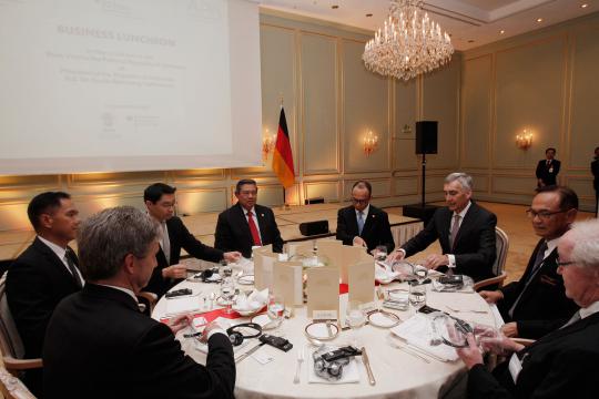 Presiden SBY bertemu para pengusaha Jerman