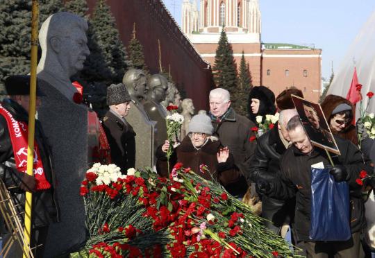 Warga Rusia peringati 60 tahun kematian Joseph Stalin