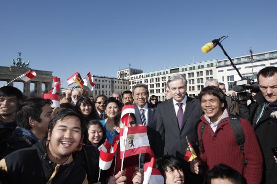 Presiden SBY Bertemu Walikota Berlin