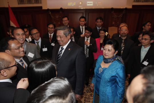 SBY bertemu Diaspora Indonesia di Berlin