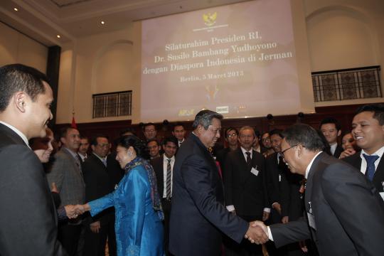 SBY bertemu Diaspora Indonesia di Berlin