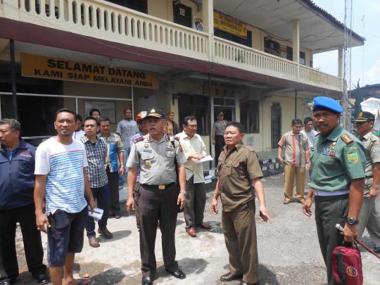 Yang tersisa dari pembakaran Markas Polres OKU oleh anggota TNI