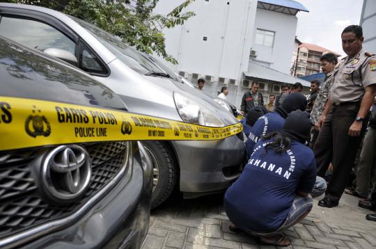 Polsek Tanah Abang ringkus 9 pelaku pencurian mobil motif bius
