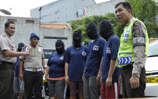 Polsek Tanah Abang ringkus 9 pelaku pencurian mobil motif bius