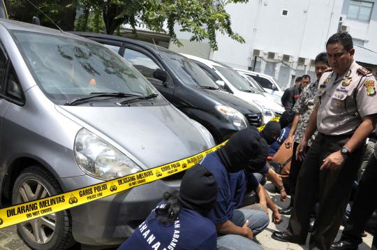 Polsek Tanah Abang ringkus 9 pelaku pencurian mobil motif bius