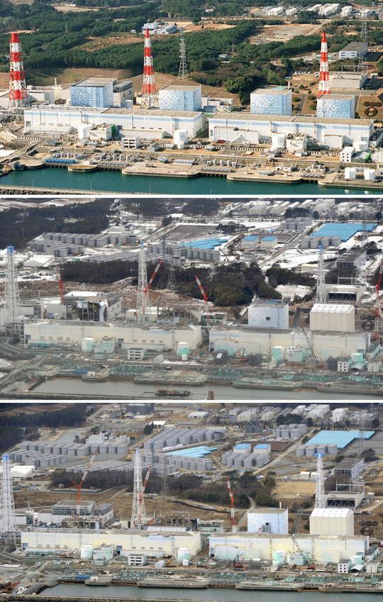 Foto saat dan sesudah tragedi tsunami Jepang