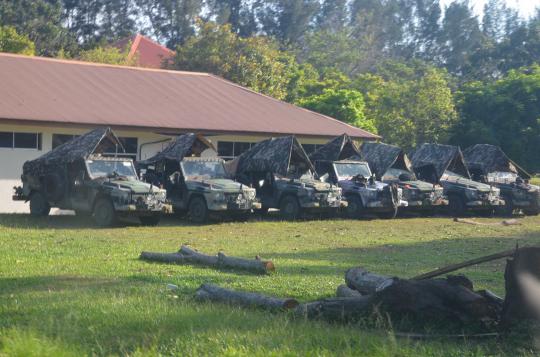 Ini markas militer Malaysia saat operasi menumpas pengikut Sulu