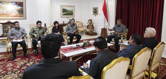 Presiden SBY terima kunjungan tim Komite Ekonomi Nasional