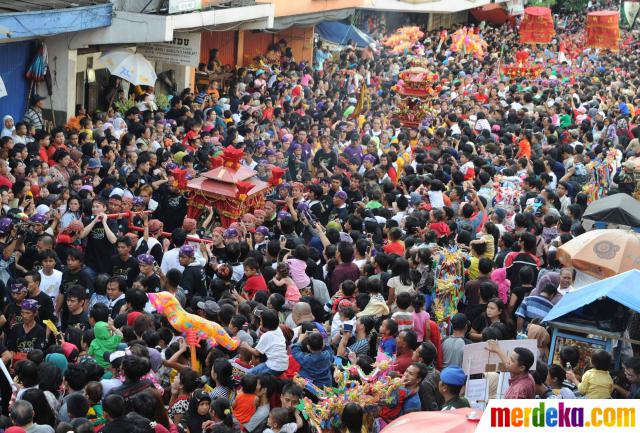 Foto : Pawai naga dan ogoh-ogoh warnai jalanan Kota Bogor 