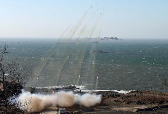 Korea Utara lakukan serangan uji coba ke sebuah pulau