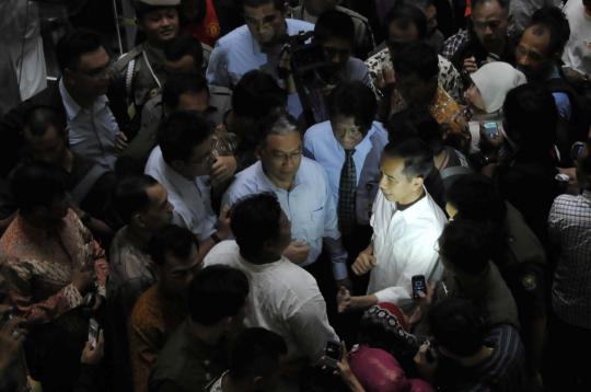 Jokowi serahkan SPT tahunan di Pasar Tanah Abang