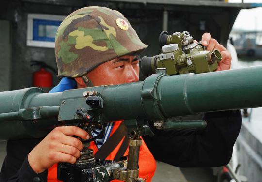 Korea Utara rilis foto latihan militer di tempat tersembunyi